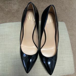 J. Lo black stiletto heels